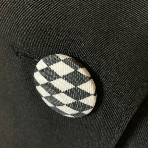 Vtg 80’s mini DRESS purple red black short sleeve New Wave S M - Picture 5 of 10